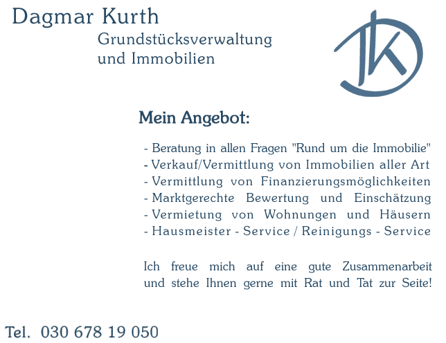 Dagmar Kurth Grundstücksverwaltung und Immobilien